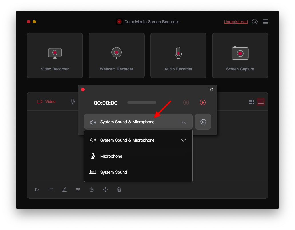 Adjust Settings for Audio Recorder