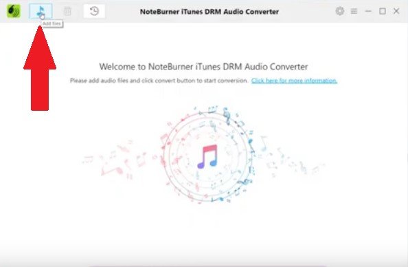 NoteBurnerに曲を追加する