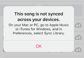 AppleMusicが同期していない