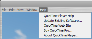 QuickTime Playerを更新して、iTunesムービーが再生されない問題を修正する