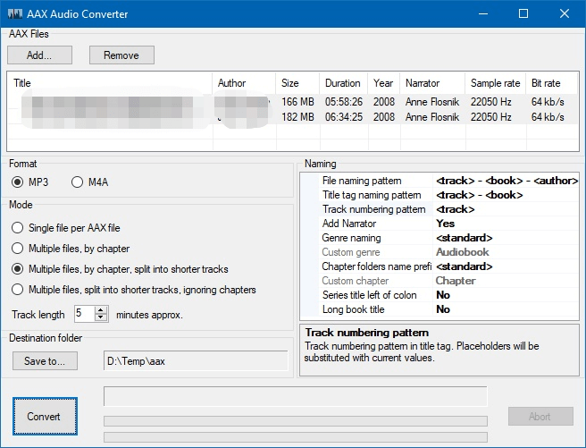 AAXオーディオコンバータ-MP3コンバータへの最高の無料可聴