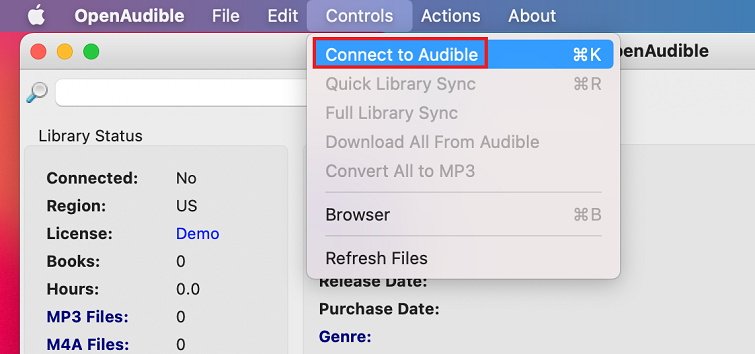 OpenAudibleを使用してMacでAAXをMP3に変換する