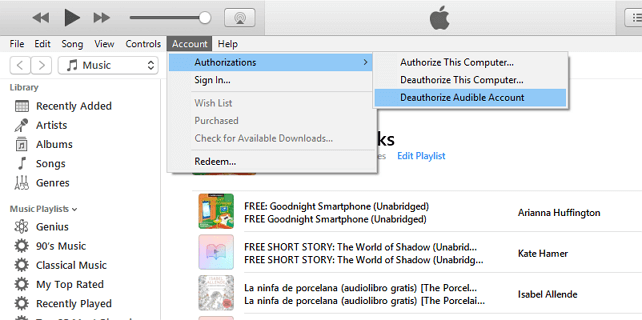 無料のAudibletoMP3 Converter iTunes