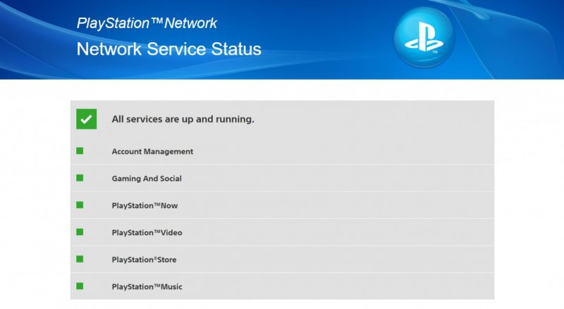 PS4でSpotifyが機能しない問題を修正するには、PSNサーバーのステータスを確認してください