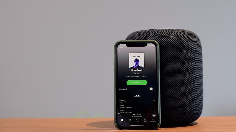 HomepodでSpotify音楽を再生する