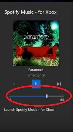 XboxOneでSpotifyの曲を再生する