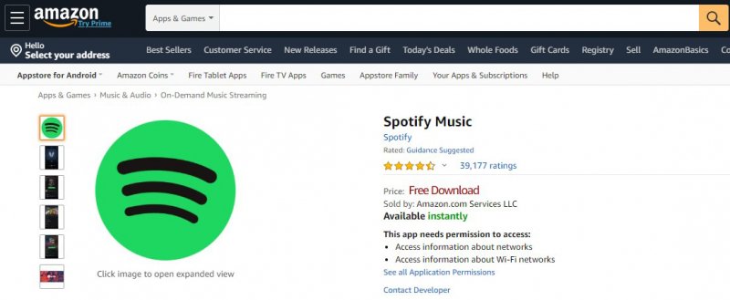 Kindle FireでSpotifyをストリーミング再生（2023最新）