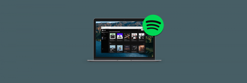 SpotifyWebプレーヤーとデスクトップ