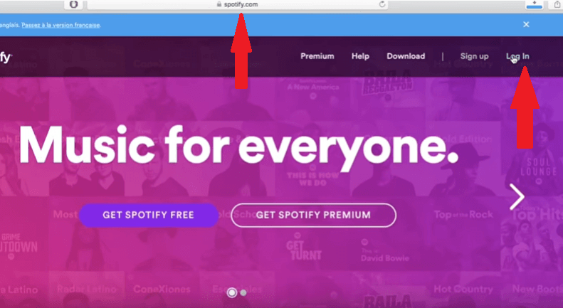 Spotify Webサイトにアクセスして、Spotifyアカウントを削除します