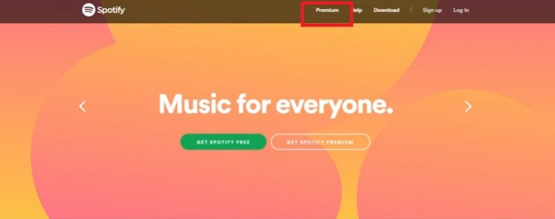 Spotify Premiumにサインアップする