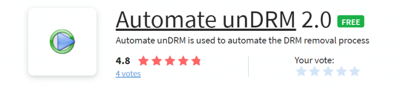 UnDRMの自動化を使用してWMVからDRMを削除します