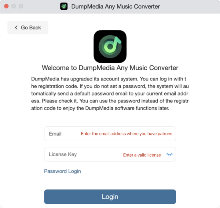 DumpMedia All-in-One Music Converter を起動する方法